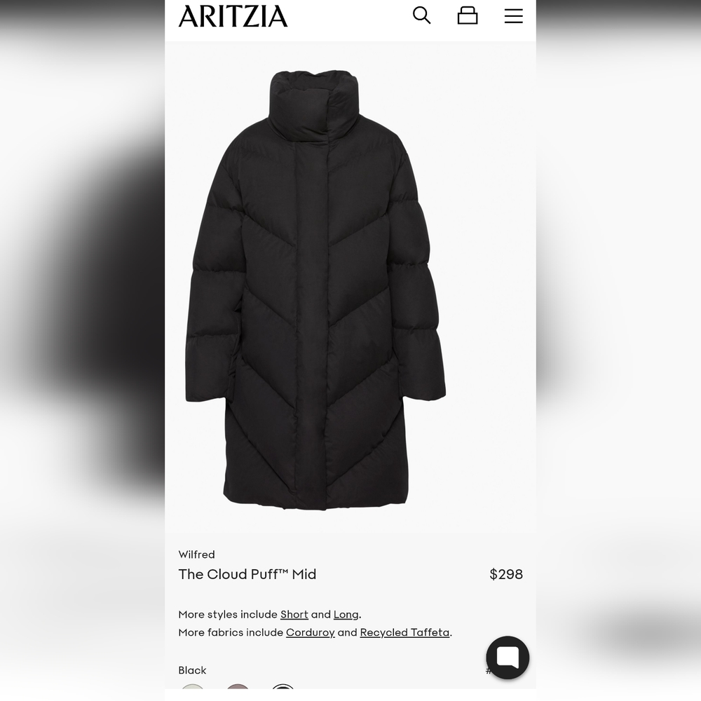 Aritzia Wilfred Cloud Puff Midi ☁️ - Picture 2 of 10